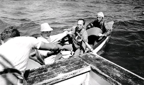 Pierre Trudeau sets out on May, 1960, canoe trip from Key West to Havana